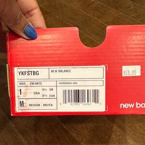 New Balance Black and Green Athletic Shoes